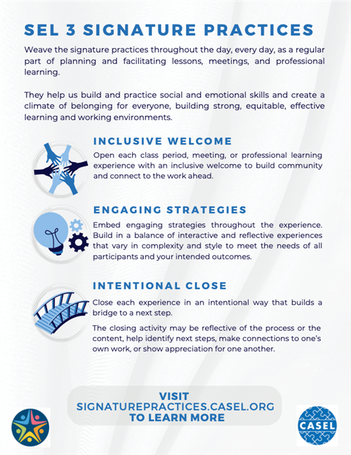 SEL 2 Signature Practices. Download available by clicking on this image. 